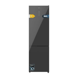 Cecotec Frigorífico combi Bolero CoolMarket Combi 356 Grey Glass E