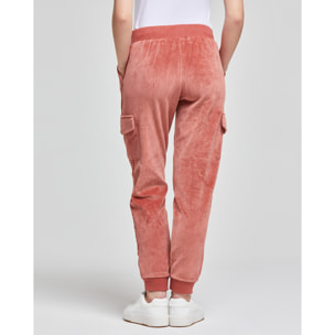 PANTALONE CARGO VELLUTO DONNA