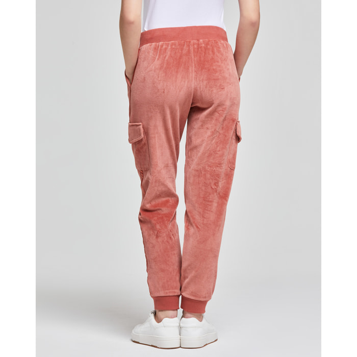 PANTALONE CARGO VELLUTO DONNA