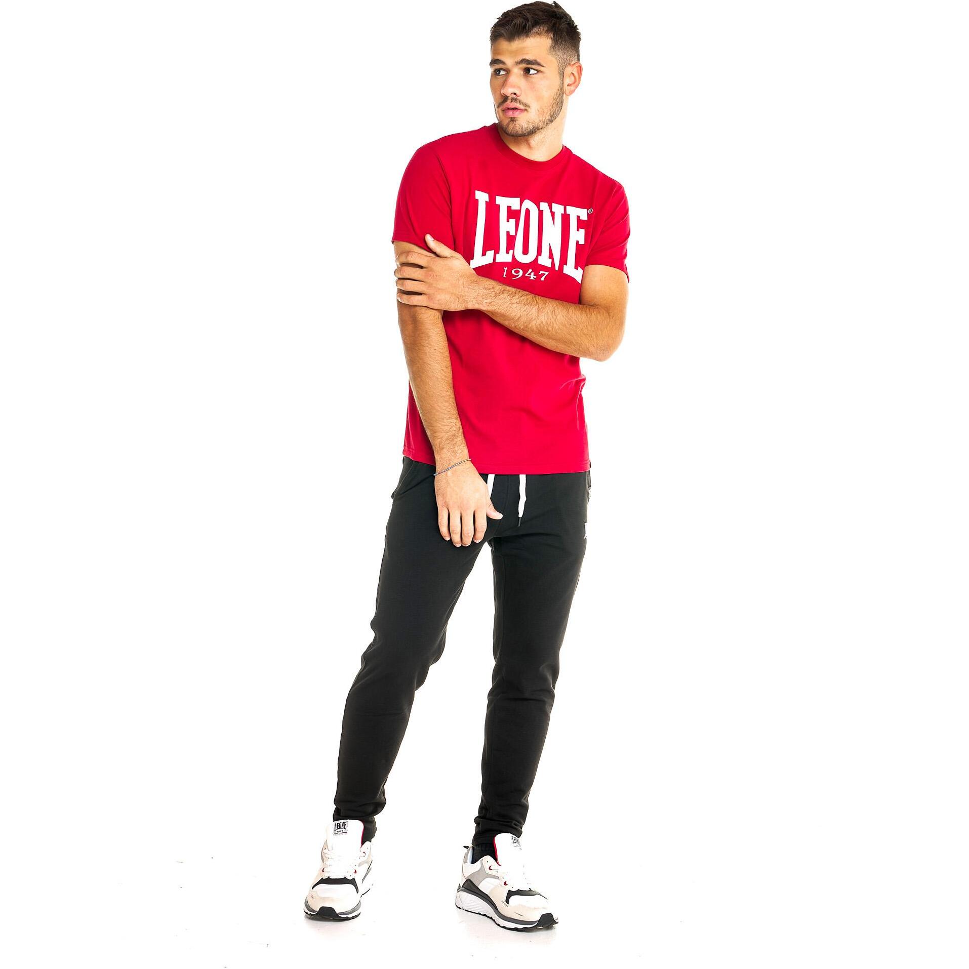 Camiseta de hombre Leone Basic de algodón de manga corta