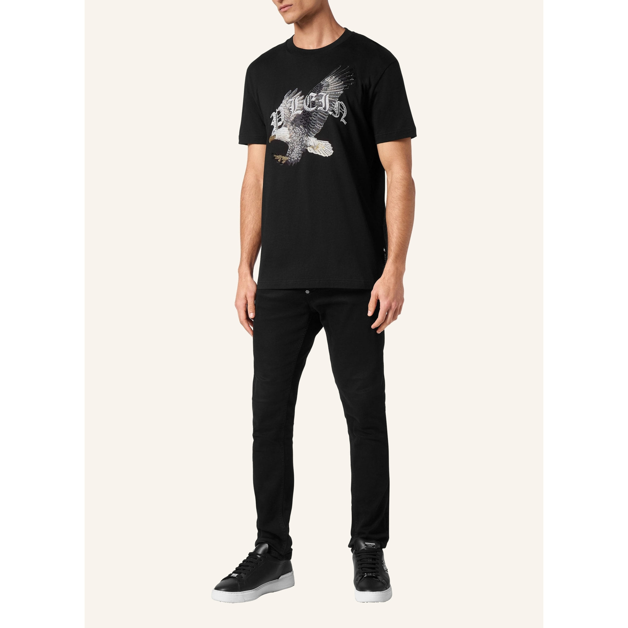 PHILIPP PLEIN Camiseta Cuello Redondo EAGLE