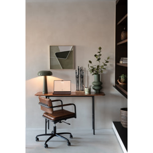 J-Line Vase - métal - vert olive
