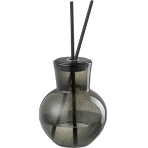 J-Line Bâtonnets parfumés Couvercle Olive & Frank Incense - verre - vert