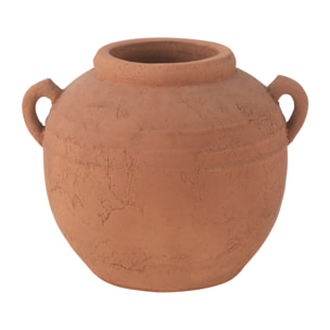 J-Line vase Moke Rond Anses - céramique - cuivre - Ø 32 cm