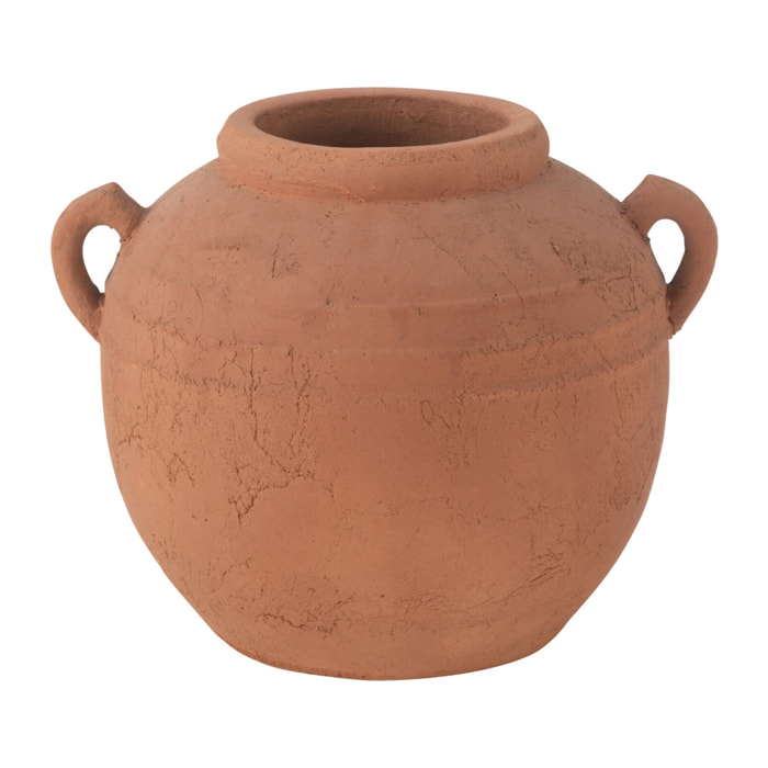 J-Line vase Moke Rond Anses - céramique - cuivre - Ø 32 cm