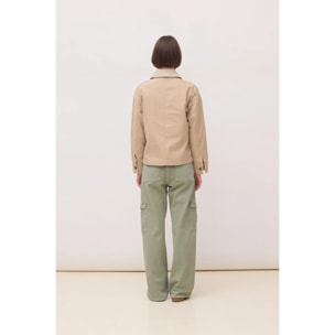 CHAQUETA BLOUSON MUJER CAMEL