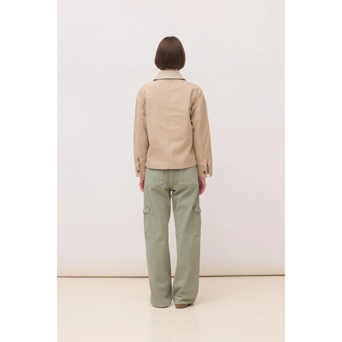 CHAQUETA BLOUSON MUJER CAMEL