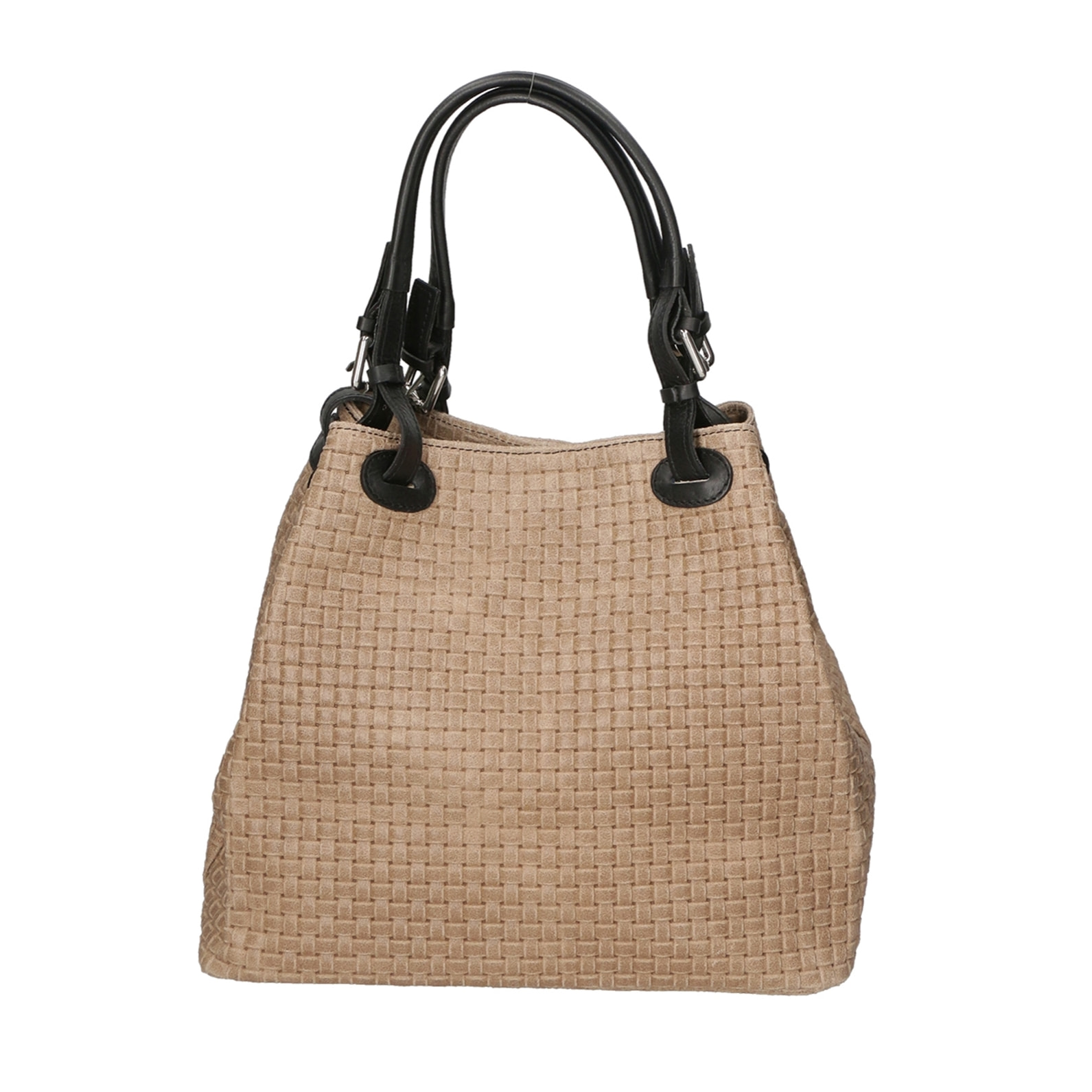 Borsa Shopper da donna In Vera pelle Made in Italy 32x29x17 cm