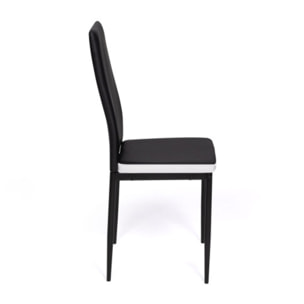 Chaises Jodie - Noir - Blanc