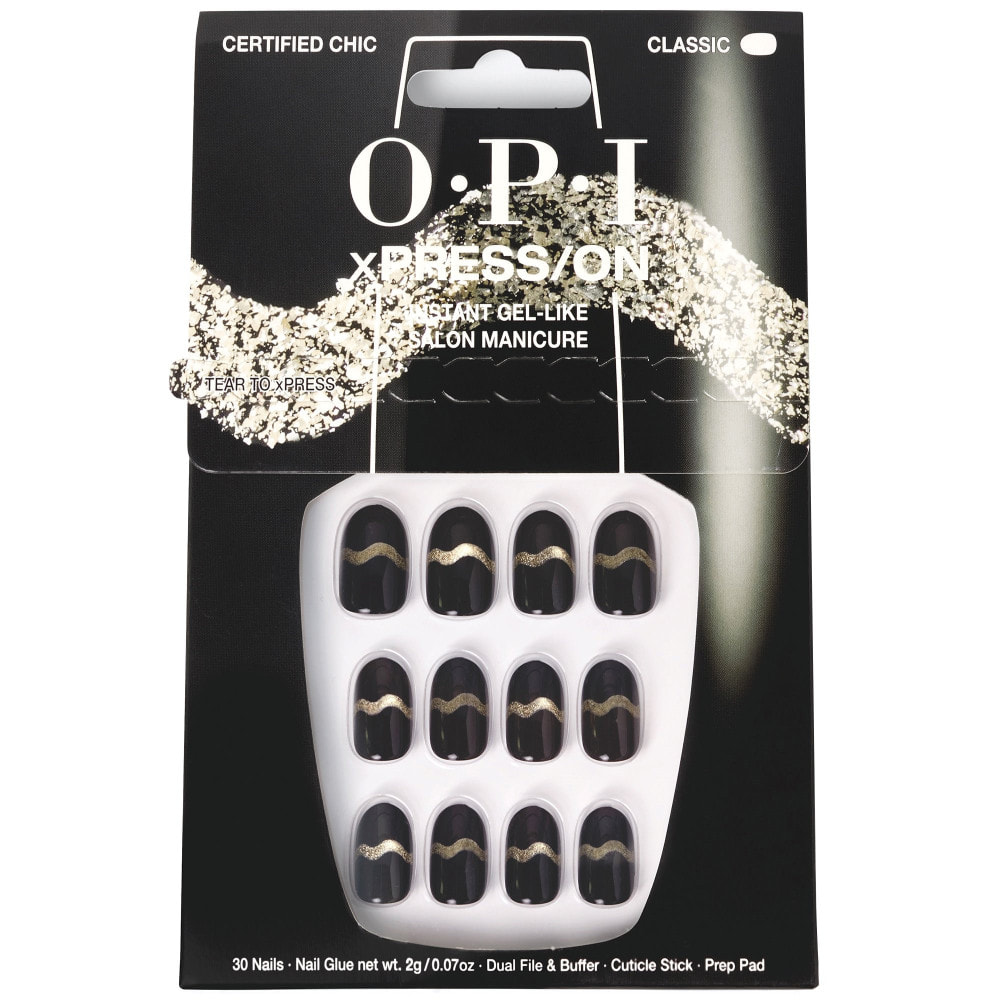 xPRESS-ON - Certified Chic - Faux ongles réutilisables, effet gel - OPI