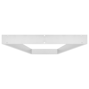 Set di 2 piedi per tavolo - forma trapezoidale - bianco