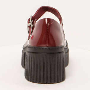 Zapatos con tacón 1373 NAPPA SHINNY BURDEOS/YORK color Burdeos