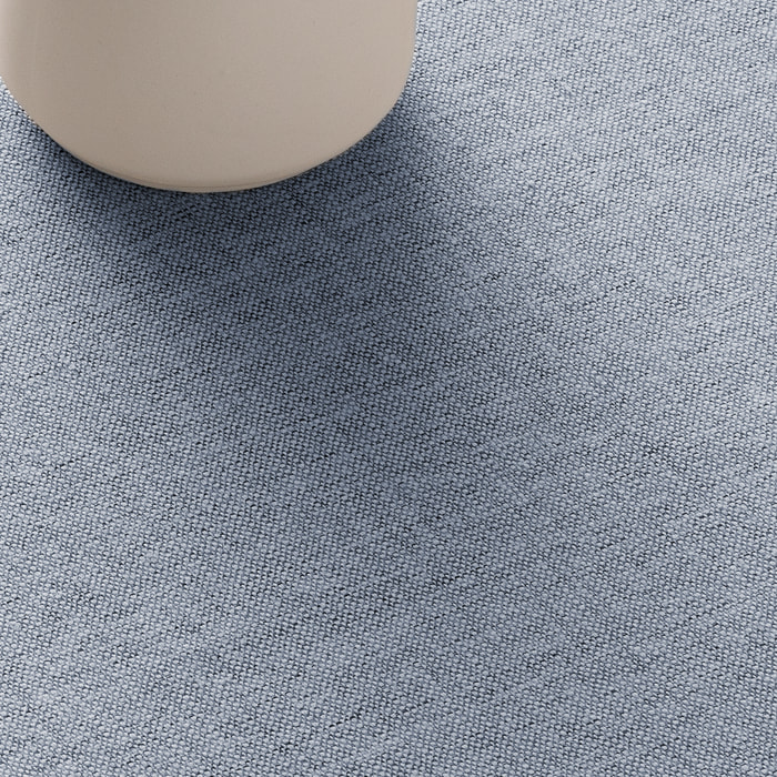 Nappe jacquard unie antitache Indra Blue