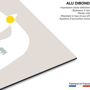 Tableau love birds Tableau alu Dibond