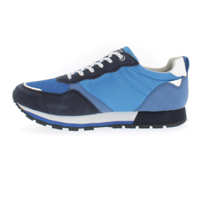 Armata di Mare Scarpe Uomo Sneakers Vintage Running con Soletta Rimovibile in Memory Foam AMU P22N102 Navy Dk Royal