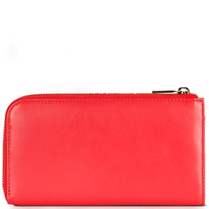 Cartera Mujer Piel Jaslen Georgia Rojo