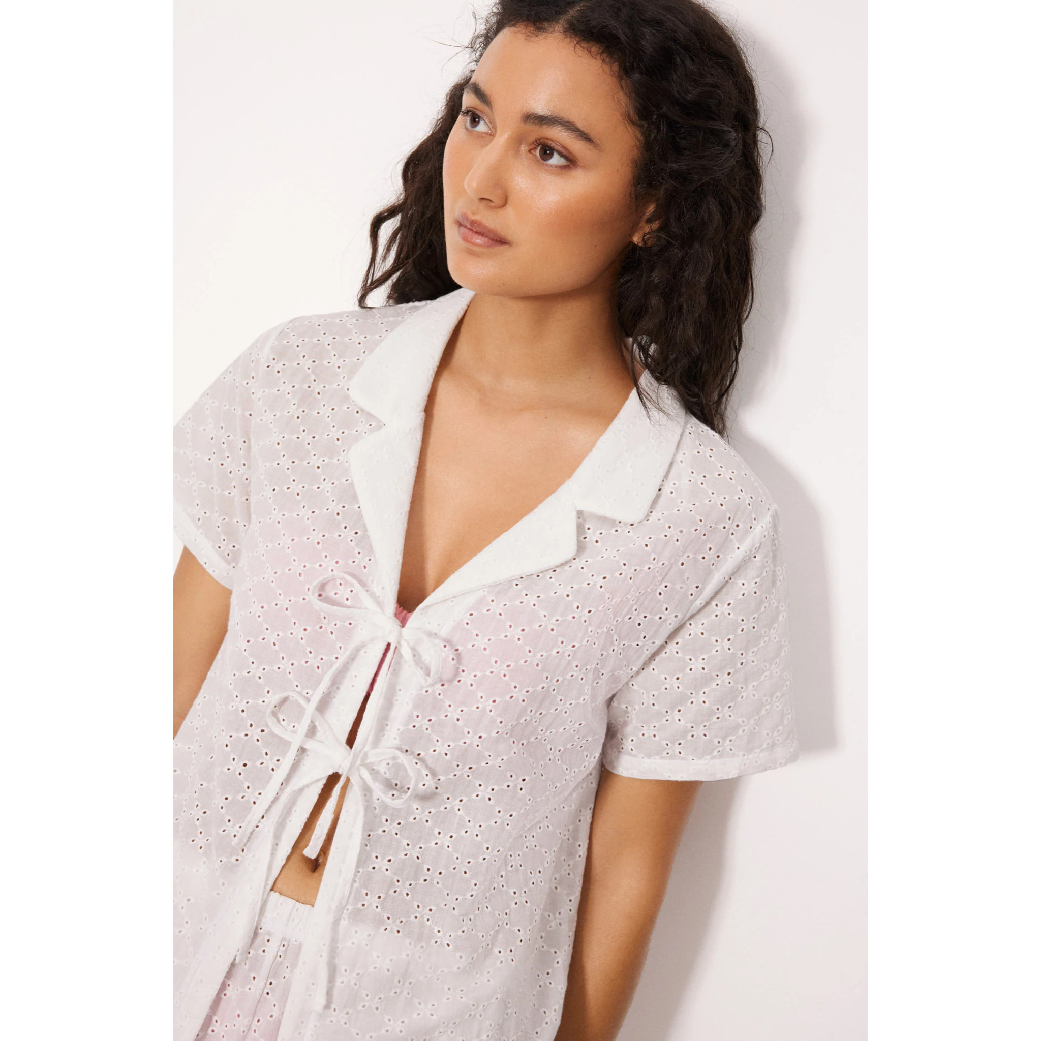 T-shirt a maniche corte Bianco