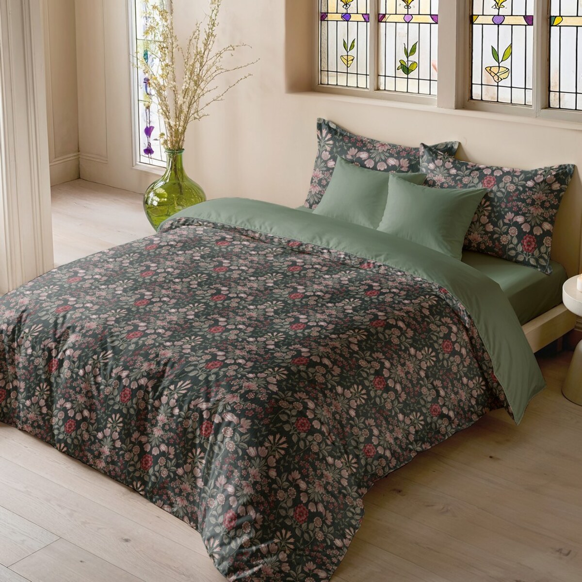 Funda nórdica milara verde