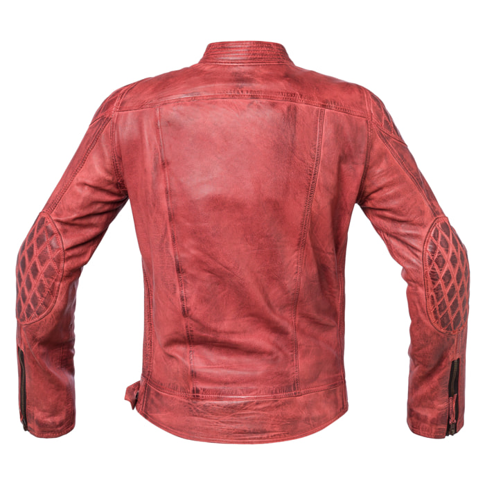 CHAQUETA DE CUERO DE CHICA ELECTRA RED INVICTUS