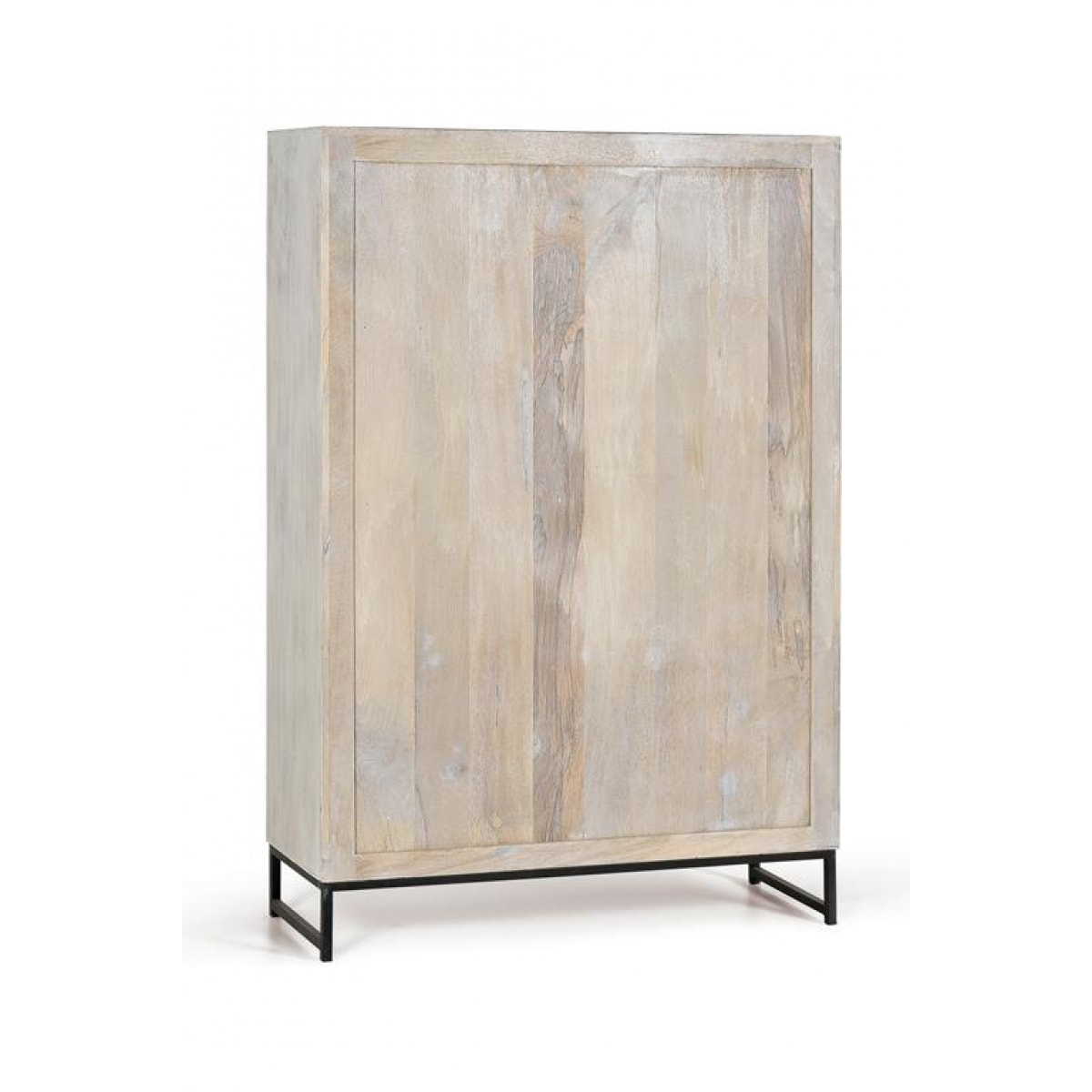 Armario - Madera de Mango y Metal - 160x110x40cm