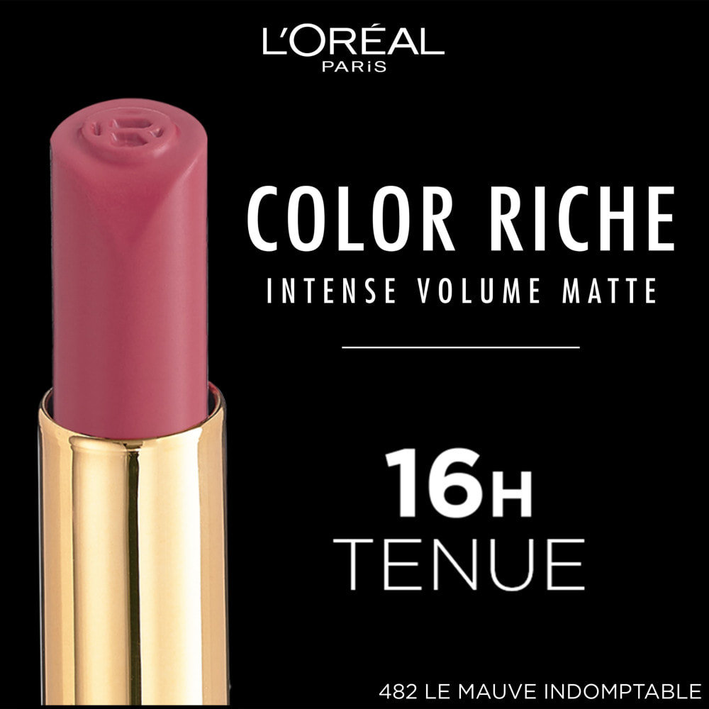L'Oréal Paris Rouge à Lèvres Color Riche Intense Volume Matte 482 Le Mauve Indomptable