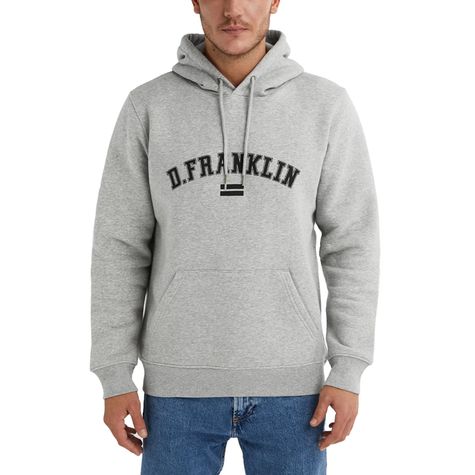 Sudadera Básica Varsity Hoodie en Gris D.Franklin