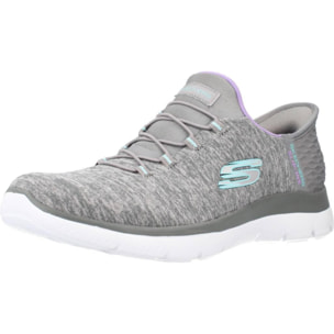 Sneakers De  Mujer Slip-ins: Summits- Dazzling Haze Gris