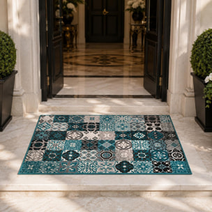 Tapis Revu motif carreaux de ciment