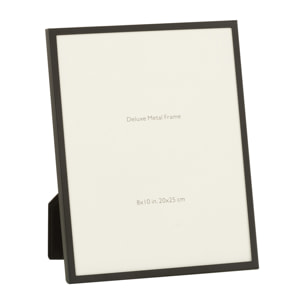 J-Line cadre photo Bordure Fine - métal - noir - grand - 2 pièces