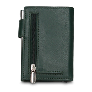 Portafoglio uomo in vera pelle - Modello Novara Elite - Casual - 7.5 x 10.0 x 2.0 cm