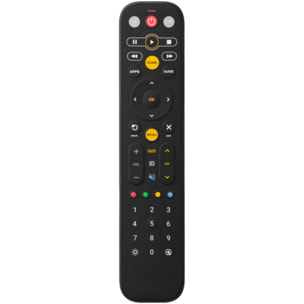 Télécommande universelle ONE FOR ALL Universelle EazyClean 2en1 - Black - Rét