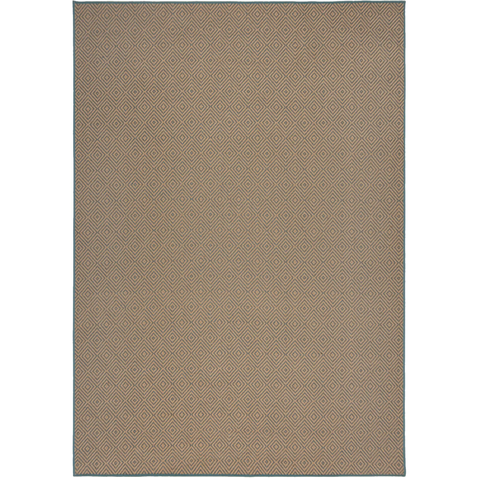 Tapis geometric en jute DIAMOND