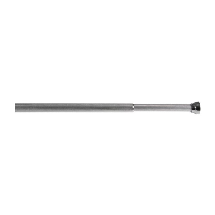 Barre tringle pour rideau de douche ou baignoire extensible sans perçage en Alu ARIK 75-125cm Finition Brillante Spirella