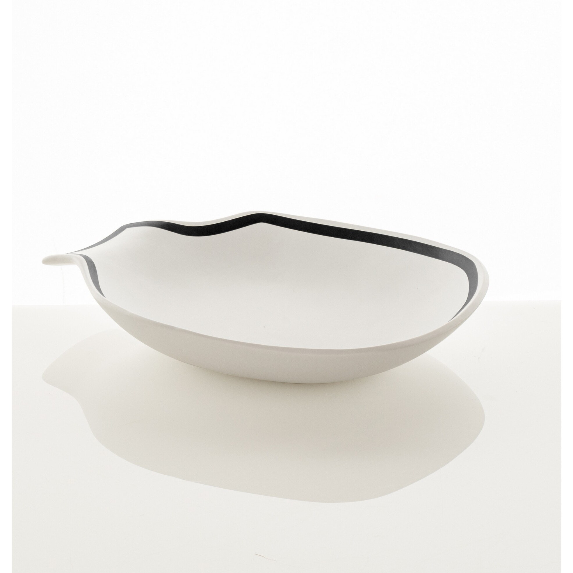 Vide-poches Tomasucci LINEA, en céramique, blanc
