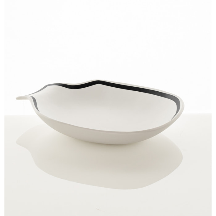 Vide-poches Tomasucci LINEA, en céramique, blanc