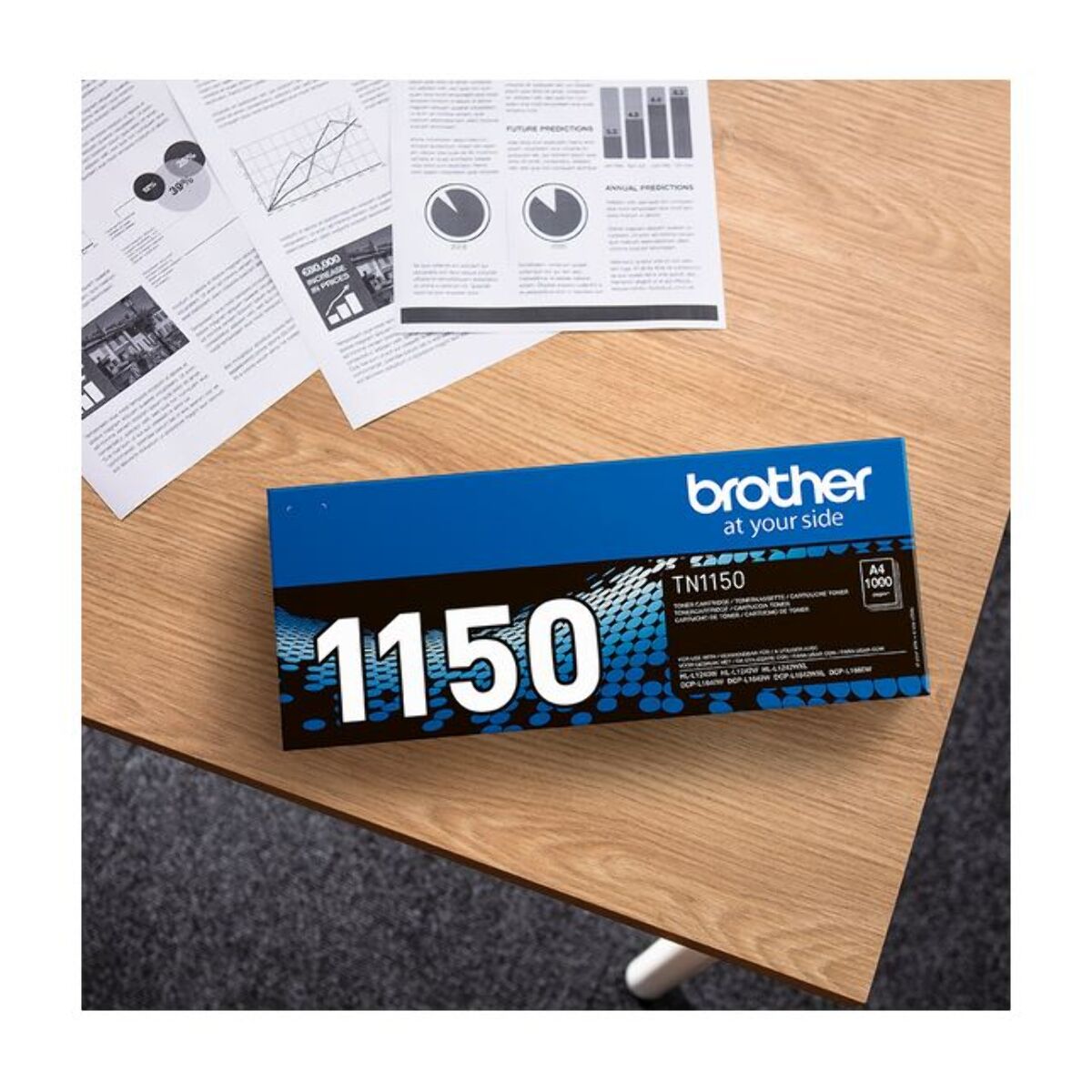 Toner BROTHER TN1150 Noir