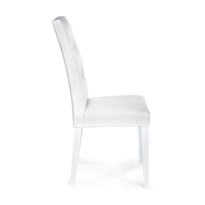 Tomasucci Lot de 2 Chaises DADA BLANCHES