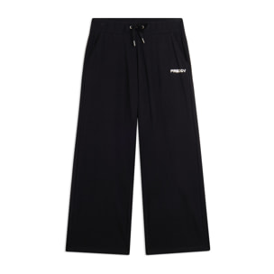 Pantaloni cropped comfort fit con gamba dritta