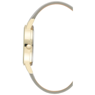 Reloj Nine West NW-2512GPGY Mujer Analogico Cuarzo con Correa de Cuero