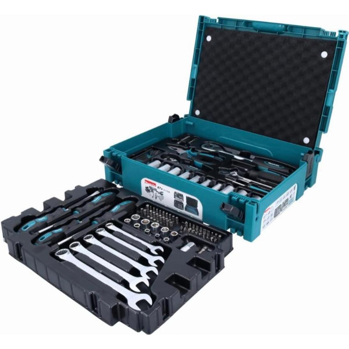 MAKPAC Caja de herramientas manuales 87 UDS - MAKITA -E-11542