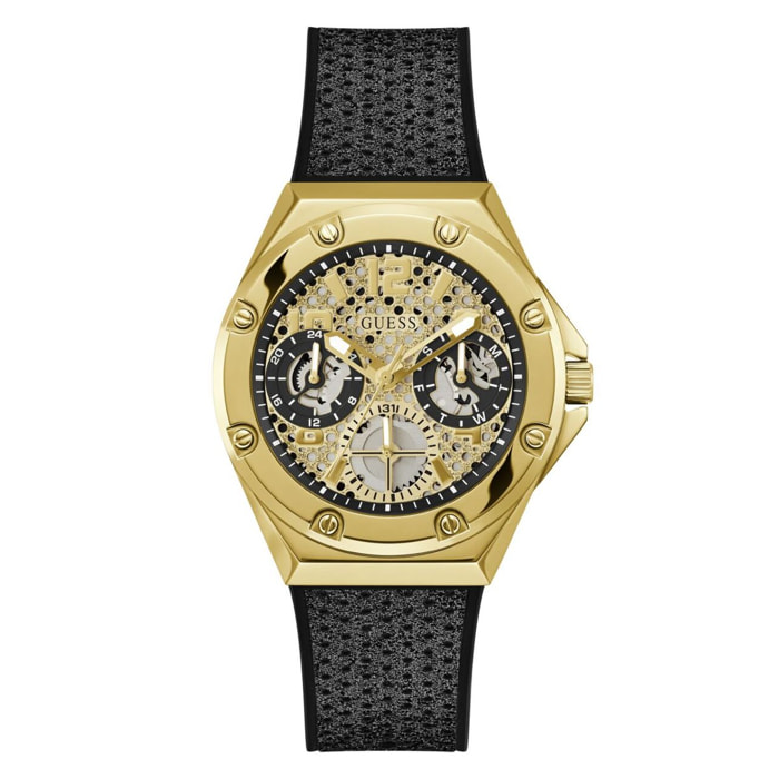 Reloj Guess GW0620L2 Mujer Analogico Cuarzo con Correa de Silicona