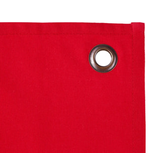 Lot de 2 torchons imprimés - coton - rouge - 45x70 cm