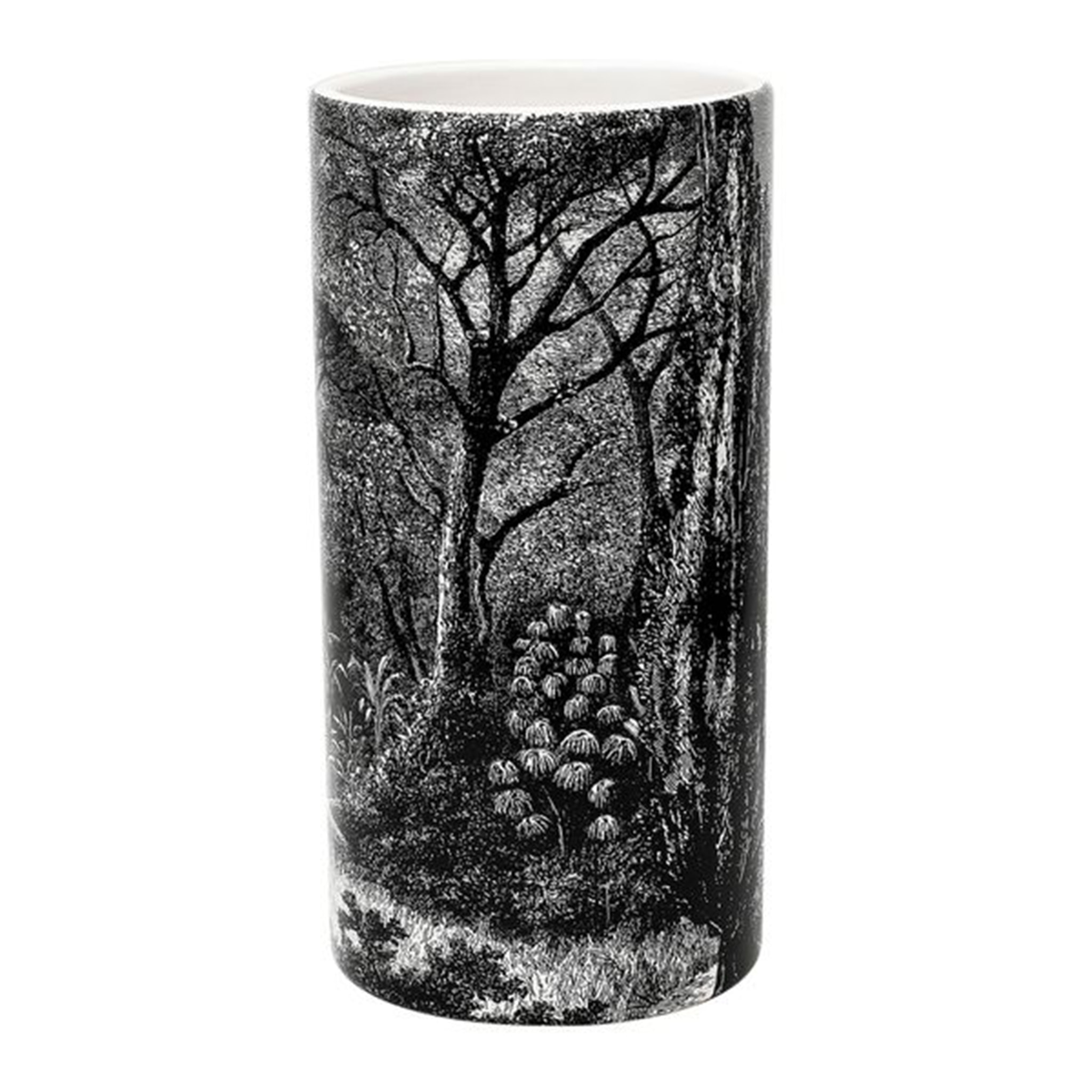 Vase Ceramique Cylindre Black Forest H25cm