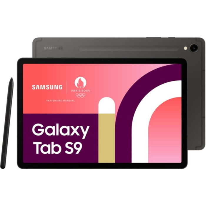 Tablette Android SAMSUNG Galaxy Tab S9 Tablette avec Galaxy AI Version WiFi 256 Go Anthracite