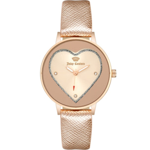 Reloj Juicy Couture JC1234RGRG Mujer Analogico Cuarzo con Correa de Polipiel