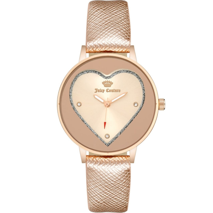 Reloj Juicy Couture JC1234RGRG Mujer Analogico Cuarzo con Correa de Polipiel