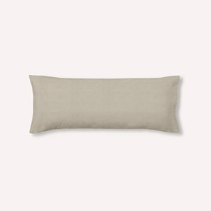 Taie d'oreiller en jacquard Elche Tabac