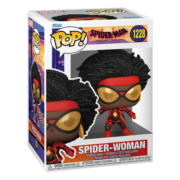 Spider-man: Across The Spider-verse Pop! Movies Vinile Figura Spider-woman 9 Cm Funko