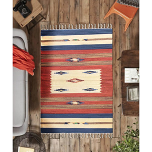 Tappeto kilim multiuso 100% cotone lavabile stuoia cucina passatoia corsia corridoio