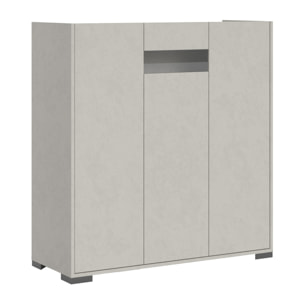 Credenza alta 3 ante 100x35x110 cm Riflesso cashmere